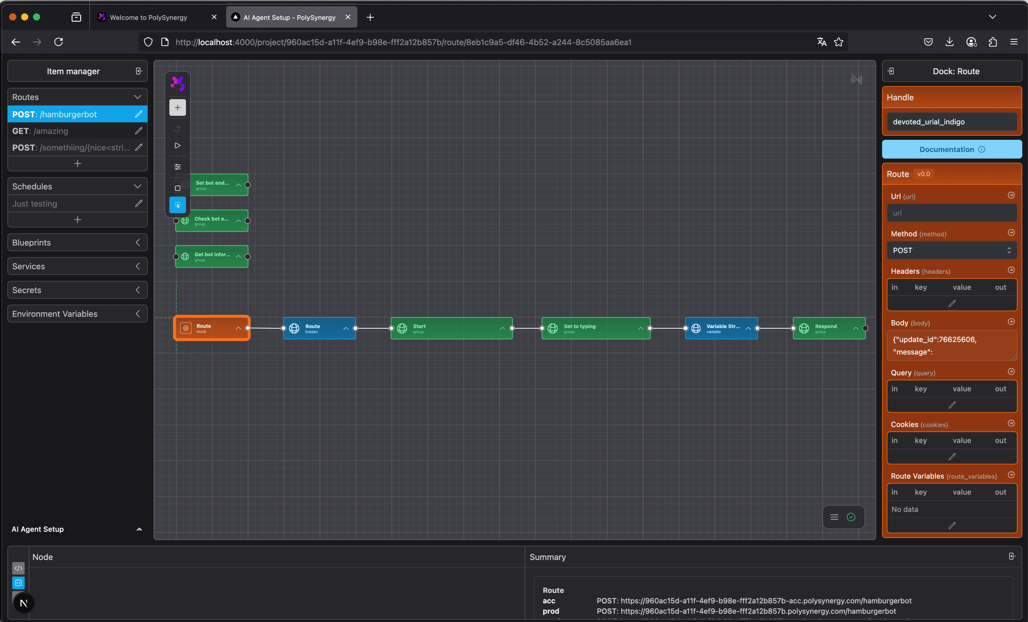 Schedule product screenshot